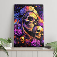Irish Skull Canvas Wall Art Good Girl Drinve Wine, Badass Girl Chug Beer - Wonder Print Shop