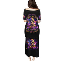 Irish Skull Family Matching Puletasi and Hawaiian Shirt Good Girl Drinve Wine, Badass Girl Chug Beer - Wonder Print Shop