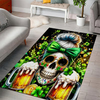 Rose Skull Area Rug No Matter How Much I Try To Be Fucking Nice - Wonder Print Shop