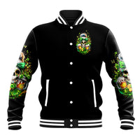 Rose Skull Baseball Jacket No Matter How Much I Try To Be Fucking Nice - Wonder Print Shop
