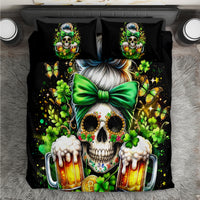 Rose Skull Bedding Set No Matter How Much I Try To Be Fucking Nice - Wonder Print Shop