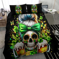 Rose Skull Bedding Set No Matter How Much I Try To Be Fucking Nice - Wonder Print Shop