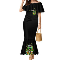 Rose Skull Mermaid Dress No Matter How Much I Try To Be Fucking Nice - Wonder Print Shop