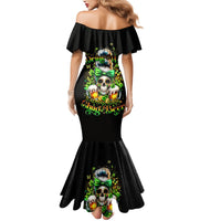 Rose Skull Mermaid Dress No Matter How Much I Try To Be Fucking Nice - Wonder Print Shop
