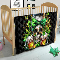 Rose Skull Quilt No Matter How Much I Try To Be Fucking Nice - Wonder Print Shop