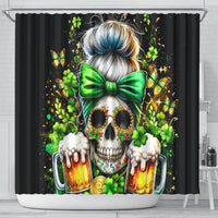 Rose Skull Shower Curtain No Matter How Much I Try To Be Fucking Nice