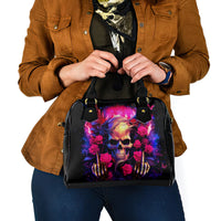 Rose Skull Shoulder Handbag No Matter How Much I Try To Be Fucking Nice