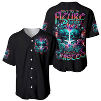 Twin Skull Baseball Jersey Don't Try Figure Me out I'm A Special Kind Of Twisted - Wonder Print Shop