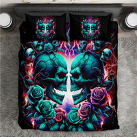 Twin Skull Bedding Set Don't Try Figure Me out I'm A Special Kind Of Twisted - Wonder Print Shop
