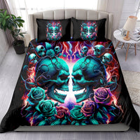 Twin Skull Bedding Set Don't Try Figure Me out I'm A Special Kind Of Twisted - Wonder Print Shop
