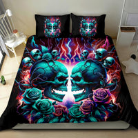 Twin Skull Bedding Set Don't Try Figure Me out I'm A Special Kind Of Twisted - Wonder Print Shop