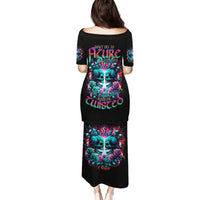 Twin Skull Family Matching Puletasi and Hawaiian Shirt Don't Try Figure Me out I'm A Special Kind Of Twisted - Wonder Print Shop