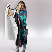 Twin Skull Hooded Blanket Don't Try Figure Me out I'm A Special Kind Of Twisted