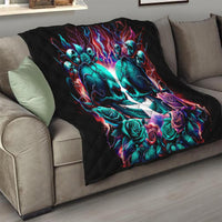 Twin Skull Quilt Don't Try Figure Me out I'm A Special Kind Of Twisted - Wonder Print Shop