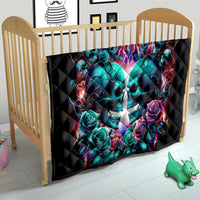 Twin Skull Quilt Don't Try Figure Me out I'm A Special Kind Of Twisted - Wonder Print Shop