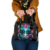 Twin Skull Shoulder Handbag Don't Try Figure Me out I'm A Special Kind Of Twisted