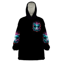 Twin Skull Wearable Blanket Hoodie Don't Try Figure Me out I'm A Special Kind Of Twisted - Wonder Print Shop