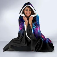 Flame Skull Hooded Blanket While You Are Talking Behind My Back Freel Free To Bend Down And Kiss My Ass