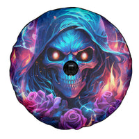 Flame Skull Spare Tire Cover While You Are Talking Behind My Back Freel Free To Bend Down And Kiss My Ass - Wonder Print Shop