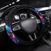 Flame Skull Steering Wheel Cover While You Are Talking Behind My Back Freel Free To Bend Down And Kiss My Ass - Wonder Print Shop
