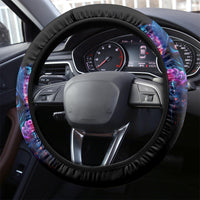 Flame Skull Steering Wheel Cover While You Are Talking Behind My Back Freel Free To Bend Down And Kiss My Ass - Wonder Print Shop
