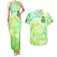 Irish Skull Couples Matching Tank Maxi Dress and Hawaiian Shirt Drink Up Bitch - Wonder Print Shop