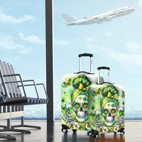 Irish Skull Luggage Cover Drink Up Bitch - Wonder Print Shop