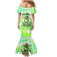 Irish Skull Mermaid Dress Drink Up Bitch - Wonder Print Shop