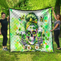 Irish Skull Quilt Drink Up Bitch - Wonder Print Shop