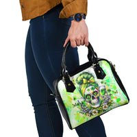 Irish Skull Shoulder Handbag Drink Up Bitch
