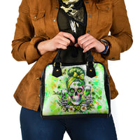 Irish Skull Shoulder Handbag Drink Up Bitch