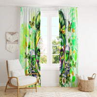 Irish Skull Window Curtain Drink Up Bitch - Wonder Print Shop