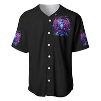 Lady Skull Baseball Jersey I'm Not Anti Social I'm Just Not User Friendly - Wonder Print Shop