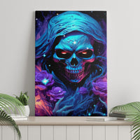 Flame Skull Canvas Wall Art Its Not How Crazy I Am But How Much I enjoy It That Makes Me Dangeous - Wonder Print Shop