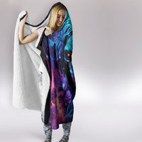 Flame Skull Hooded Blanket Its Not How Crazy I Am But How Much I enjoy It That Makes Me Dangeous