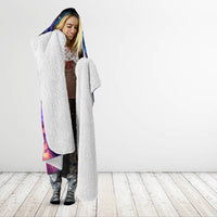 Flame Skull Hooded Blanket Its Not How Crazy I Am But How Much I enjoy It That Makes Me Dangeous