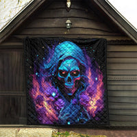 Flame Skull Quilt Its Not How Crazy I Am But How Much I enjoy It That Makes Me Dangeous - Wonder Print Shop