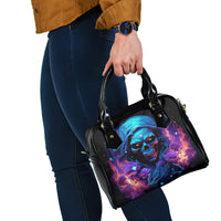 Flame Skull Shoulder Handbag Its Not How Crazy I Am But How Much I enjoy It That Makes Me Dangeous