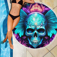 Fairy Skull Beach Blanket In My Next Life I Want To Be The Karme Fairy - Wonder Print Shop