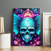 Fairy Skull Canvas Wall Art In My Next Life I Want To Be The Karme Fairy - Wonder Print Shop