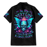Fairy Skull Family Matching Mermaid Dress and Hawaiian Shirt In My Next Life I Want To Be The Karme Fairy - Wonder Print Shop
