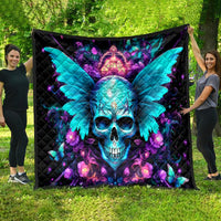 Fairy Skull Quilt In My Next Life I Want To Be The Karme Fairy - Wonder Print Shop
