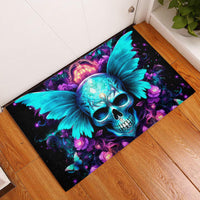 Fairy Skull Rubber Doormat In My Next Life I Want To Be The Karme Fairy - Wonder Print Shop
