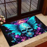 Fairy Skull Rubber Doormat In My Next Life I Want To Be The Karme Fairy - Wonder Print Shop