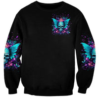 Fairy Skull Sweatshirt In My Next Life I Want To Be The Karme Fairy - Wonder Print Shop