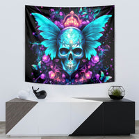 Fairy Skull Tapestry In My Next Life I Want To Be The Karme Fairy - Wonder Print Shop