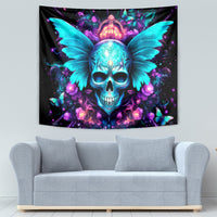Fairy Skull Tapestry In My Next Life I Want To Be The Karme Fairy - Wonder Print Shop