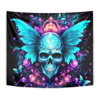 Fairy Skull Tapestry In My Next Life I Want To Be The Karme Fairy - Wonder Print Shop