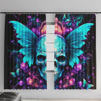 Fairy Skull Window Curtain In My Next Life I Want To Be The Karme Fairy - Wonder Print Shop