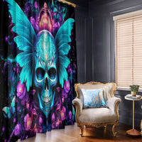 Fairy Skull Window Curtain In My Next Life I Want To Be The Karme Fairy - Wonder Print Shop